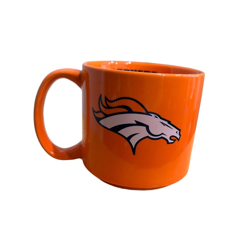 Vibrant Denver Broncos Orange Coffee Mug with Iconic Logo
